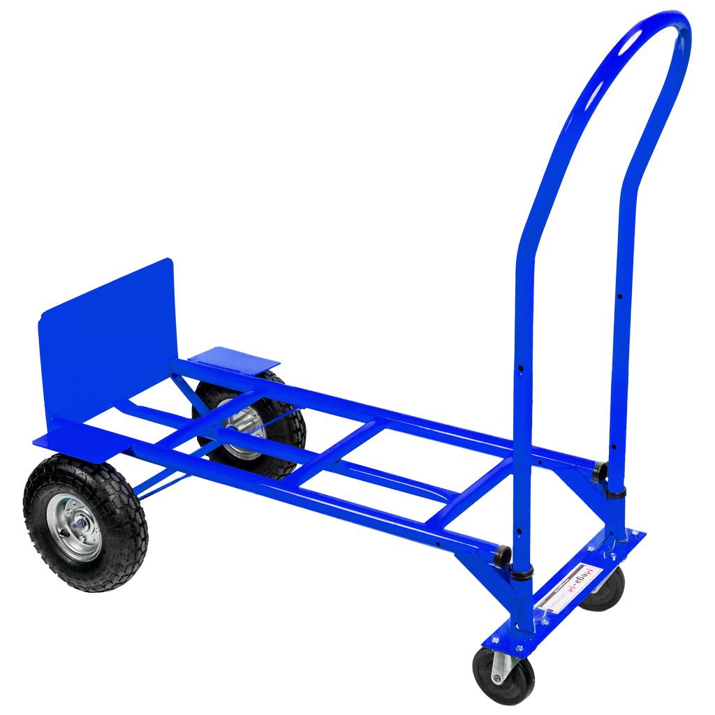 Mega-M 2in1 miller warehouse trolley, blue, 250kg, N carton