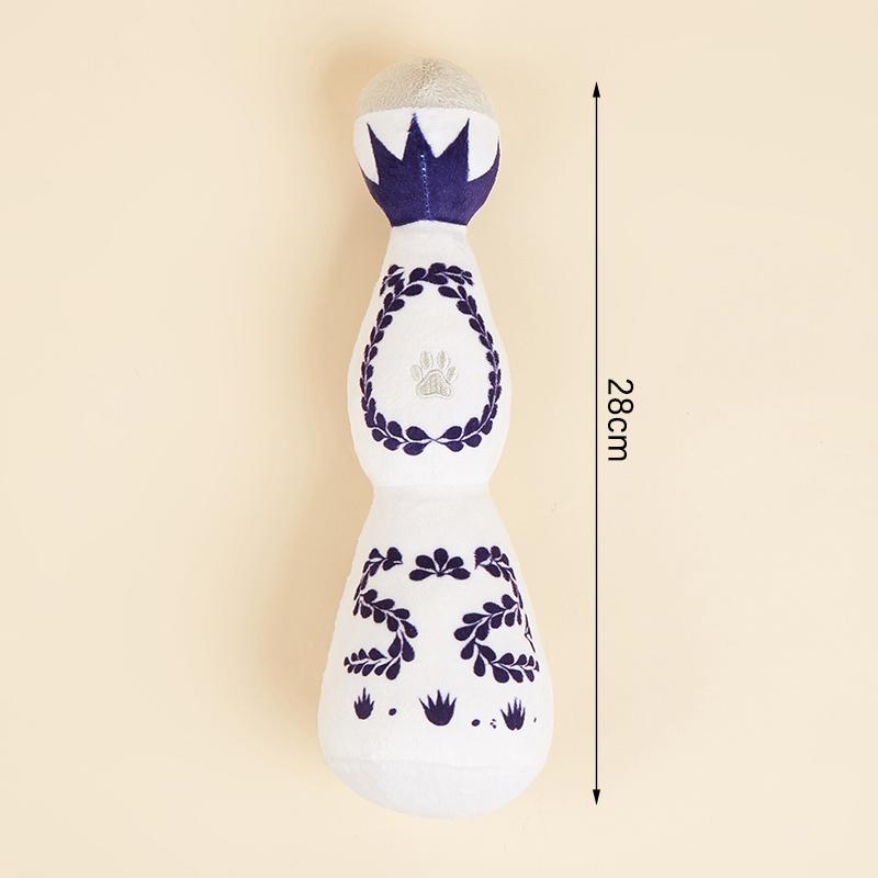 Питомец Говорящая Плюшевая Красочная Эмаль Форма Винной Бутылки Собака Кошка Питомец Плюшевая Говорящая Игрушка