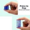12pcs/set Colorful Cat Spring Toy Bite Resistant Plastic Coil Spring Toy Scratch Resistant Interactive Cat Toy Pet Entertainment