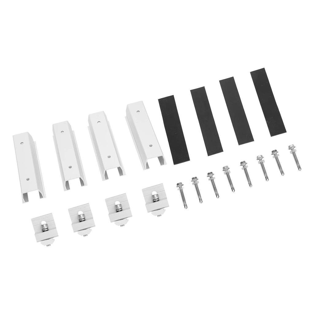 4 Set Solar Panel Mounting Brackets Aluminum Alloy Easy To Install Solar Panel Bracket Clamp Kit for Tin Roof