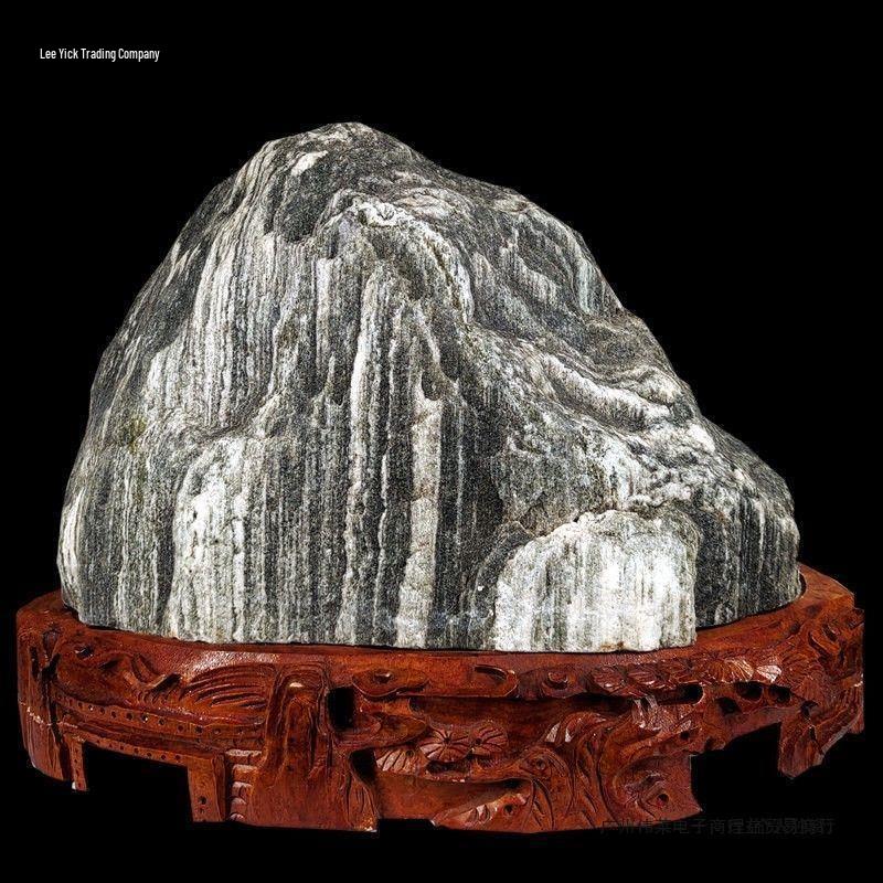 Mount Tai Natural Stone Sculpture - Indoor/Outdoor Backing and Transfer Stone