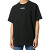 Off-White Черные/красные мужские топы с короткими рукавами Marker OMAA038E20JER0021025