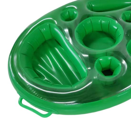 Плавающий держатель для напитков премиум-класса для бассейна, экологически чистый, вместительный, с несколькими отсеками, водонепроницаемые аксессуары для гидромассажной ванны