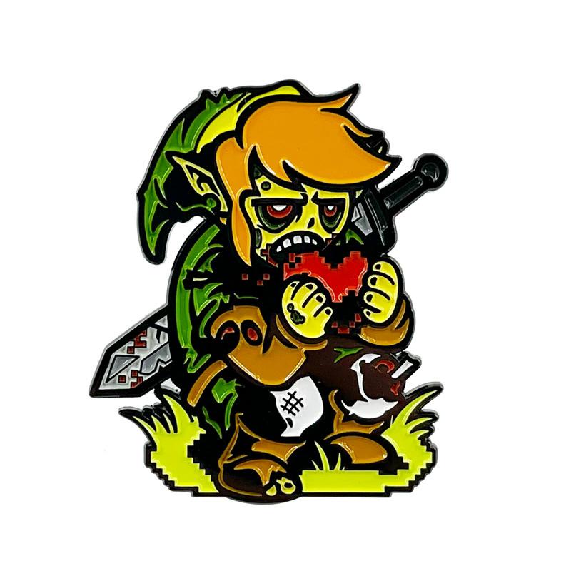 Эмалевые значки The Legend of Zelda Аниме Зельда Манга Броши для Женщин Мужчин Значки на Лацкан Значки на Рюкзак Одежду Аксессуары Подарки