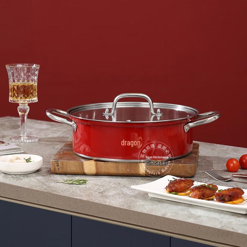 Sigaang Stainless Steel Double-Layer Steamer Hot Pot