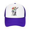 Adult Team Rocket Rainbow Pokemon Trucker Cap HipHop Mesh Baseball Cap Polyester Anime Hat Sun Hat Adjustable Dad Hat Spring