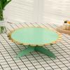 Disposable Gilded Cake Stand Safety Dessert Display Rack Creative Paper Cake Tray  Dessert Serving