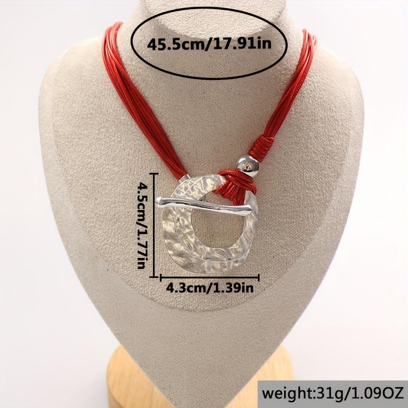 Богемский серебряный цвет двухслойное кольцо кулон ожерелье старинные ювелирные изделия памятный подарок