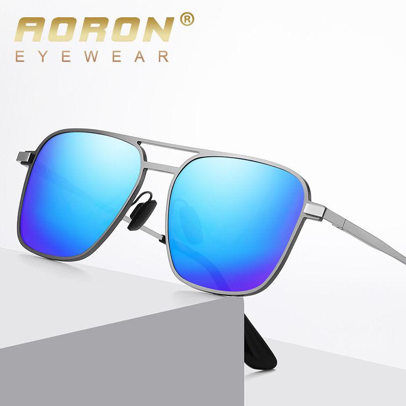 aoron Металлические солнцезащитные очки-хамелеоны с поляризацией UV400, антибликовые, для спорта, вождения, рыбалки
