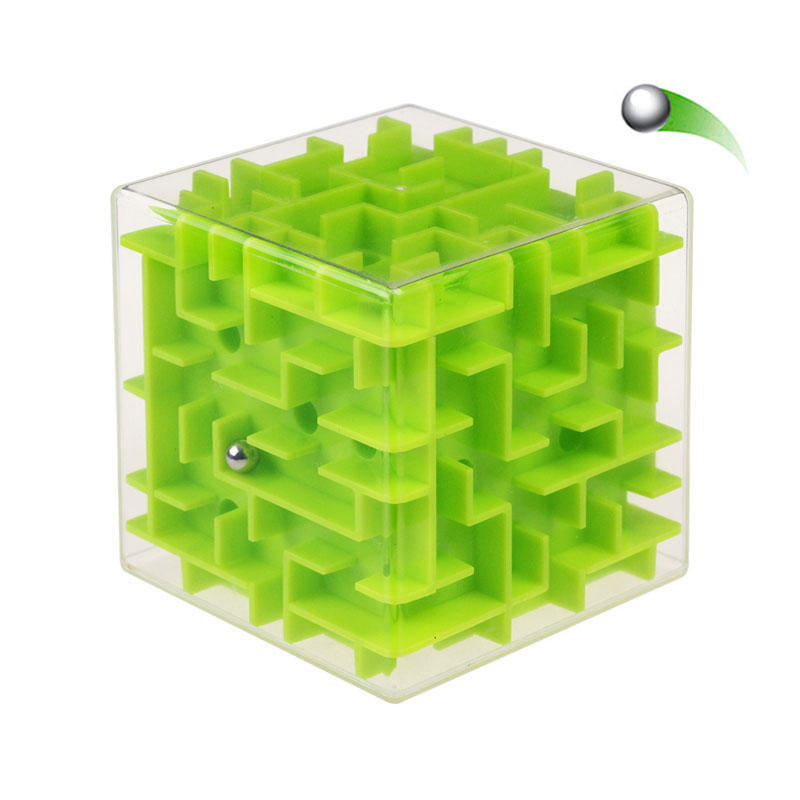 Металлический шар, обучающая головоломка для детей и взрослых, 6 см, 3D-лабиринт, куб, игрушка, игра для детей