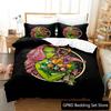 3D Print Alien Gangster Comfortable Duvet Quilt Cover Pillowcase Bedding Set Children Bedroom Decoration Home Textile