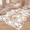 Halloween Skull Pattern Carpet Ghost Moon Mat Pumpkin Candy Home Decoration Black Cat Door Rug Non-Slip Floor Mat Bedroom Rugs