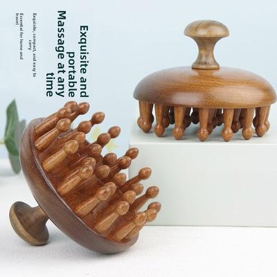 Массажная расческа для головы, расческа для массажа кожи головы, деревянная щетка для мытья волос, массажная щетка, универсальная для всего тела