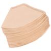 100Pcs/Bag Fan Shaped Coffee Filter Paper Wood Pulp Filter Paper Coffee Making Accessory