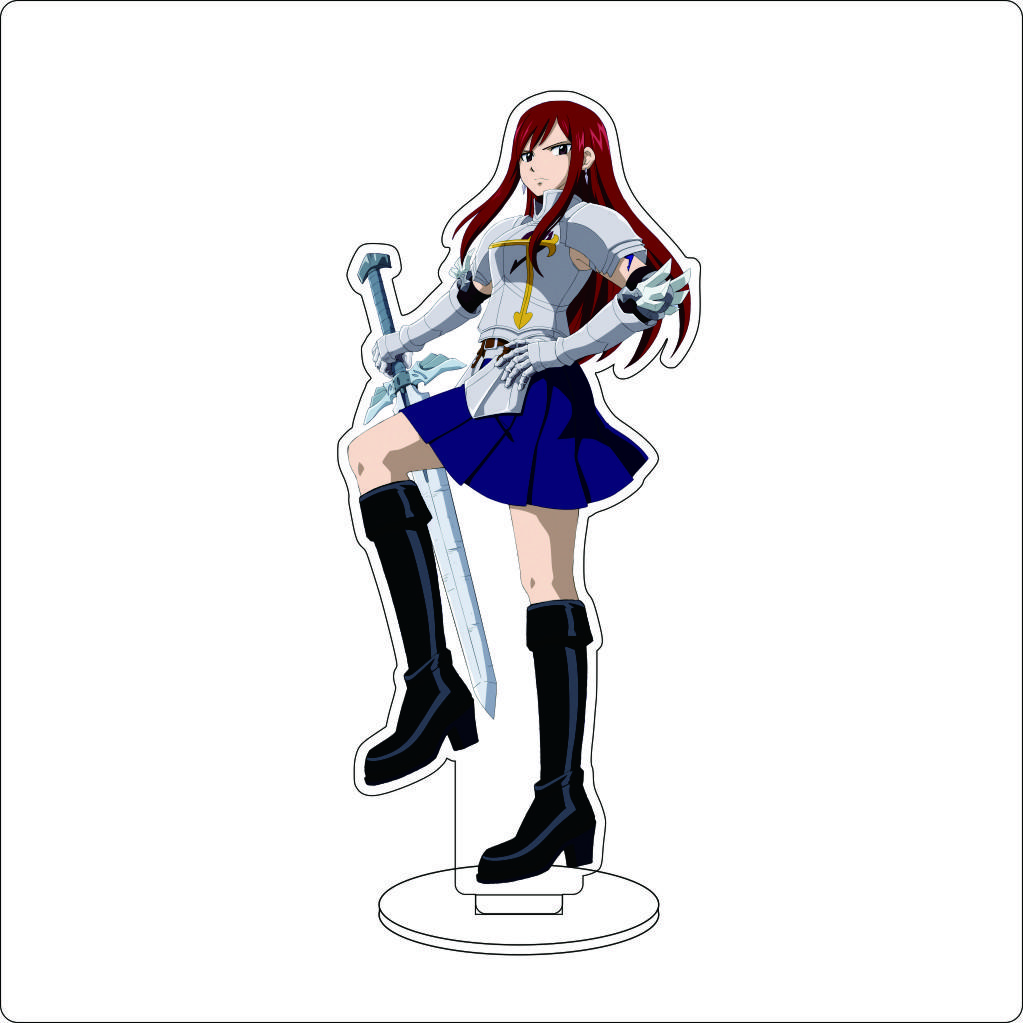 16 см Аниме FAIRY TAIL Акриловая подставка-украшение Жерар Фернандес Грей Фуллбастер Мираджейн Штраус Фигурка-подставка Хэллоуинские подарки