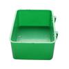 Multifunction Creative Green Food Tray Parrot Bathtub Animal Cage Shower Box