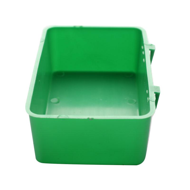 Multifunction Creative Green Food Tray Parrot Bathtub Animal Cage Shower Box