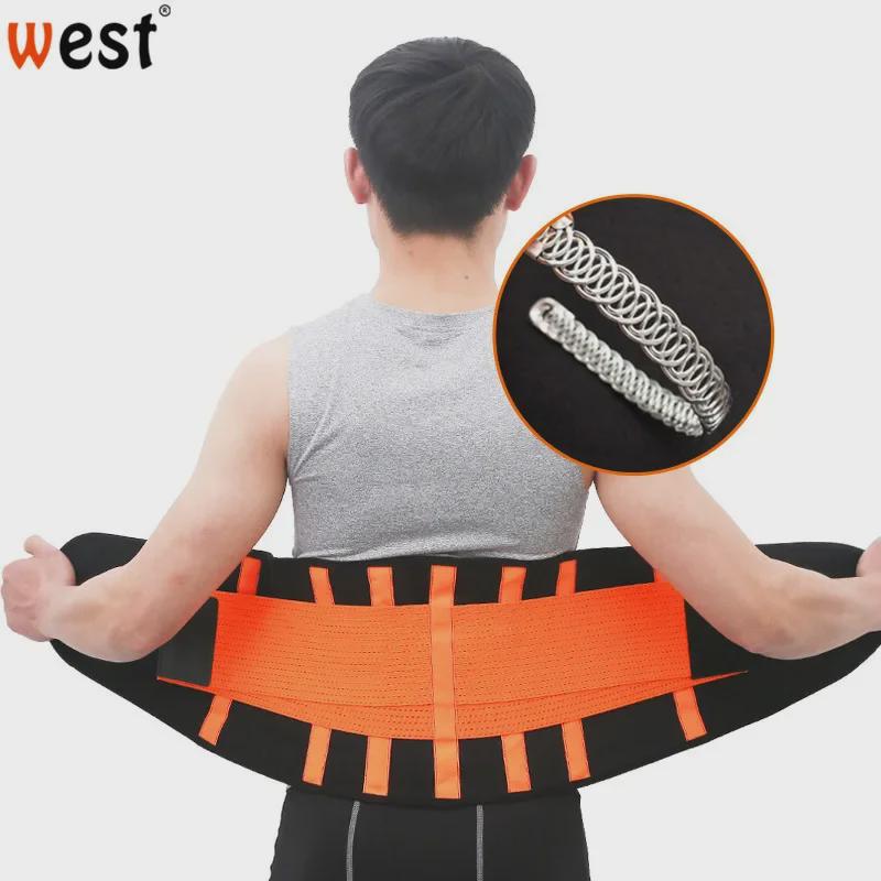 Многоцелевой пояс для фитнеса и поддержки для занятий спортом, тяжелой атлетики, поясничной грыжи, поддержки талии, контроля потоотделения и приседаний