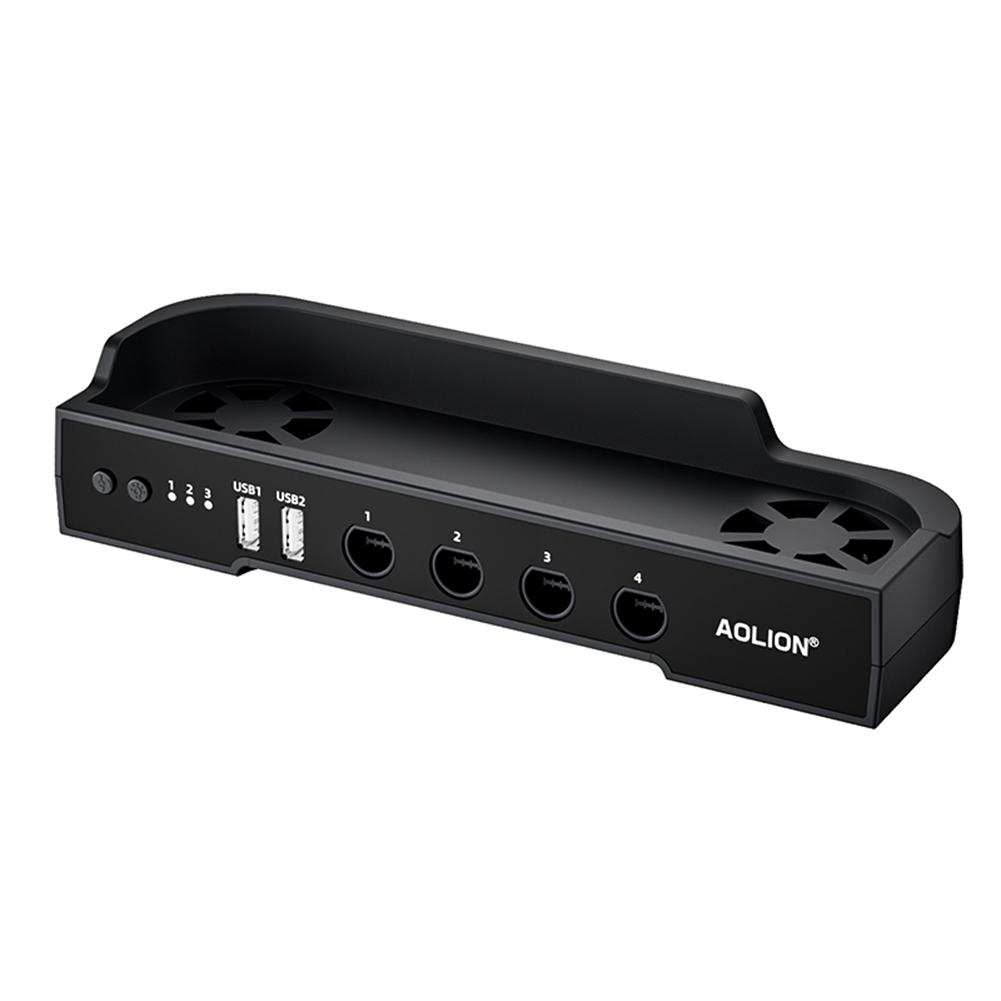 Для NS2 База с охлаждающим вентилятором для хоста с портативным радиатором NGC, поддержка настенного крепления, база для рассеивания тепла, игровые аксессуары