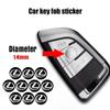 Новый 14 мм значок-эмблема на брелок корпуса автомобиля для Lexus 250 300 RX 300 350 US 200 GX 400 460 LX GS450H GS350 ES 350 300H NX300