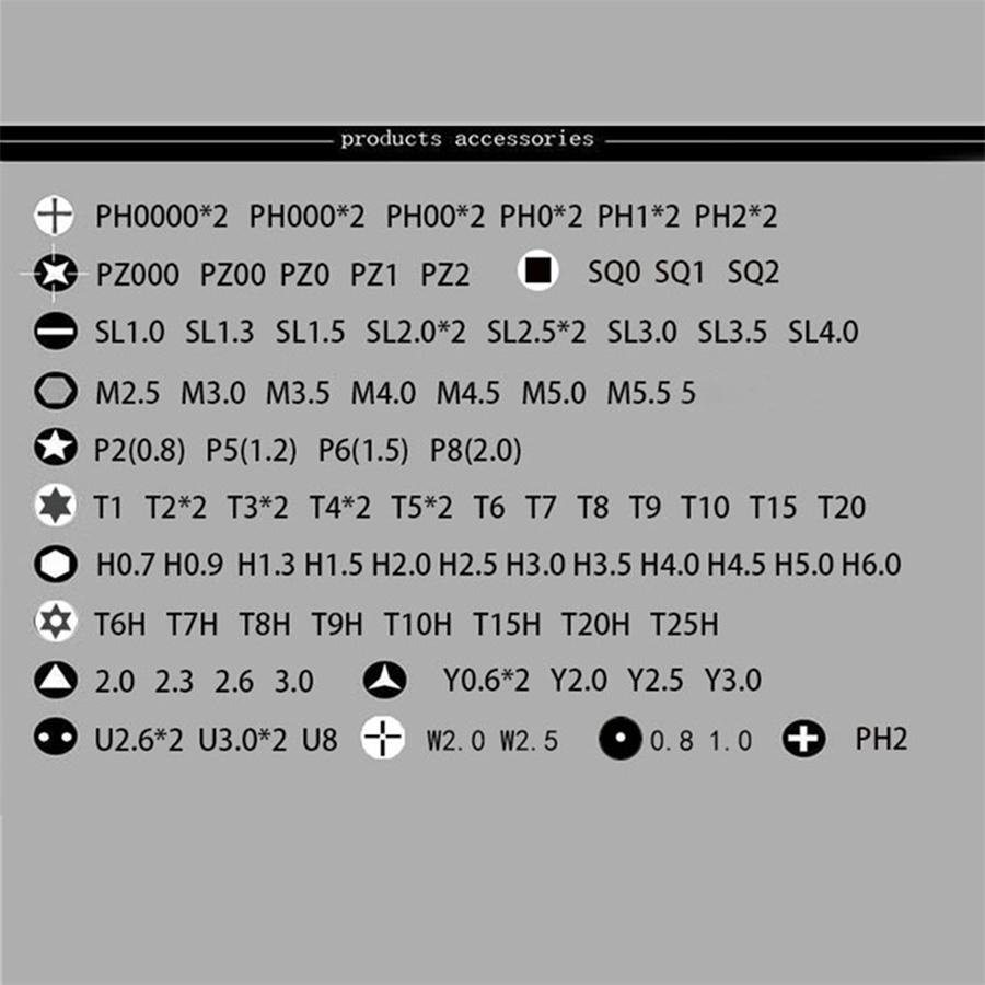 Набор отверток 115 в 1 для ноутбука, мобильного телефона, цифрового устройства, инструмент для разборки и обслуживания