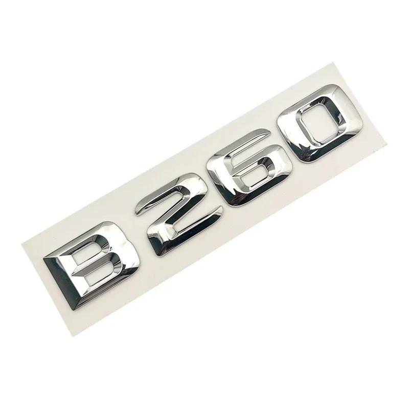 3D Car Trunk Letters Logo Badge Emblem Decals Stickers For Mercedes Benz B180 B200 B220 B250 B260 W246 W245 CDI Auto Accessories BF1