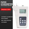 ЖК-дисплей Бумажный влагомер Портативный гигрометр 5-95% Бумага Картон Древесина Содержание влаги Тестер с функцией хранения