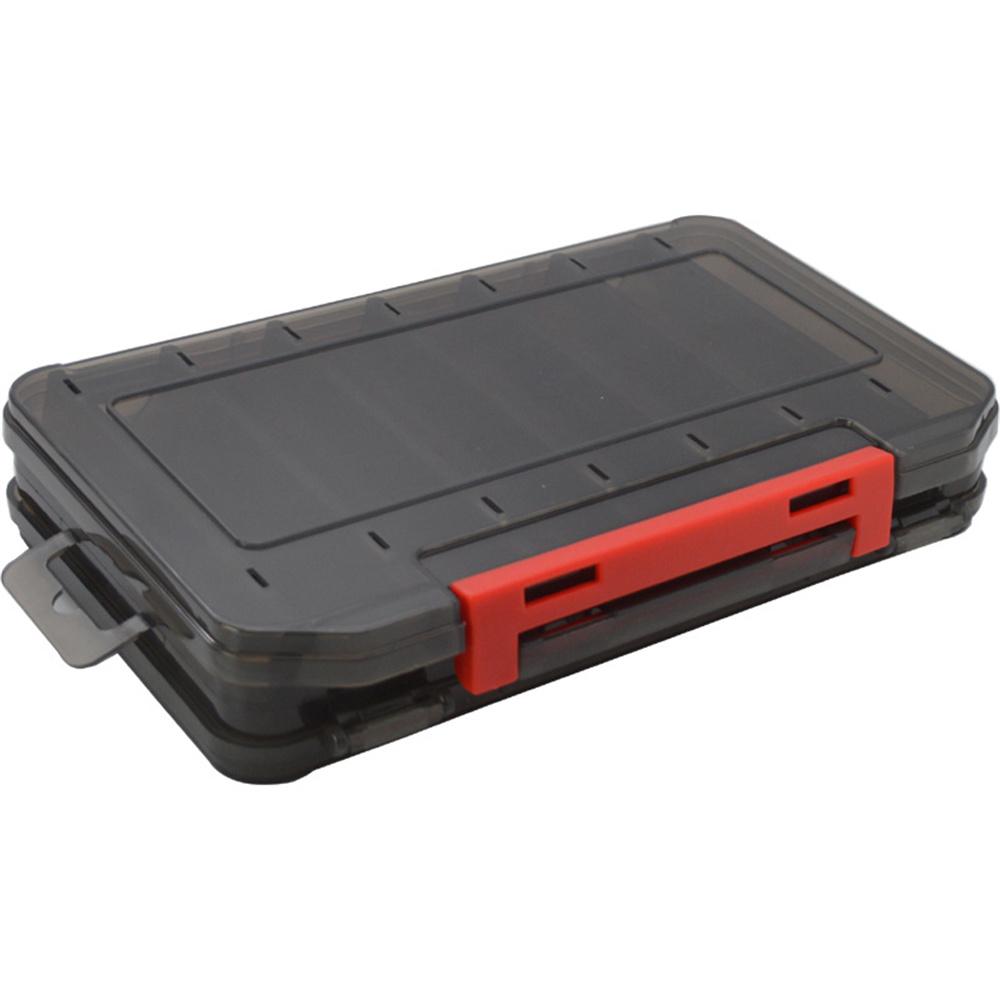 Fishing Tackle Box 14 Compartments Fishing Accessories Lure Hook Storage Case Double Sided Fishing Tool Organizer Box
