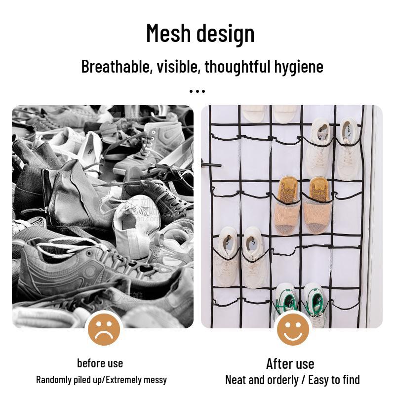Наддверная сумка-органайзер для обуви на 35 отделений с крючками