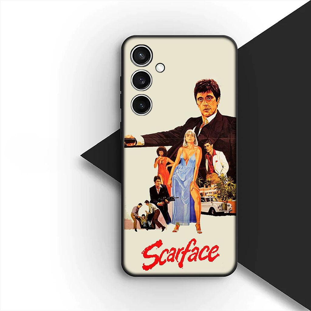 Phone Cover for Motorola Moto G86 G57 E14 E15 G14 G34 G35 G84 G24 A54 G15 Power E22 Soft Silicone Case S-Scarfaces Wallpaper