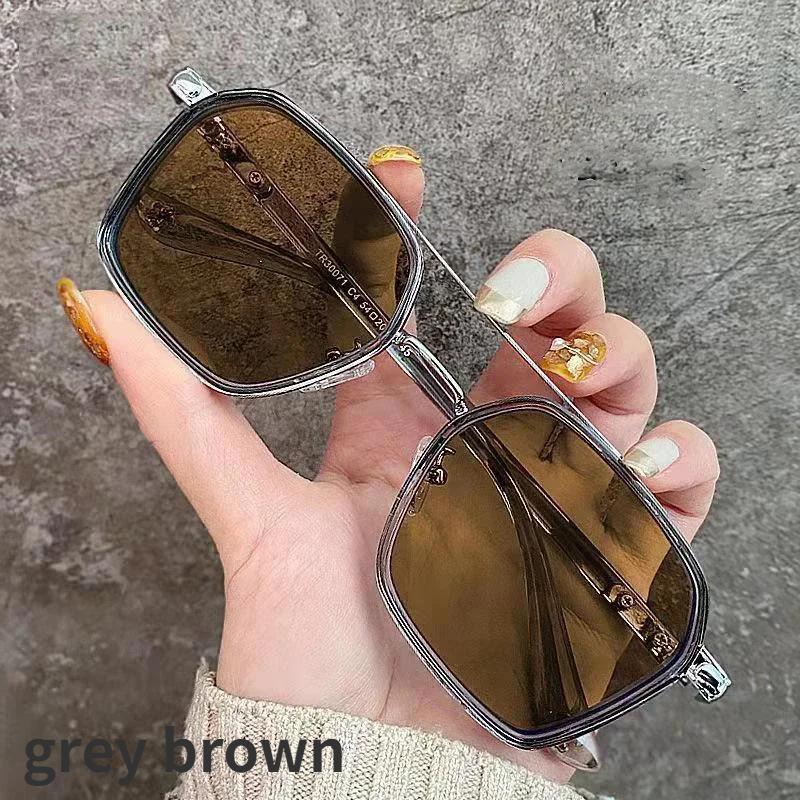 Модные двухлучевые фотохромные очки для близорукости, винтажные очки с блокировкой синего света, женские и мужские солнцезащитные очки для близорукости