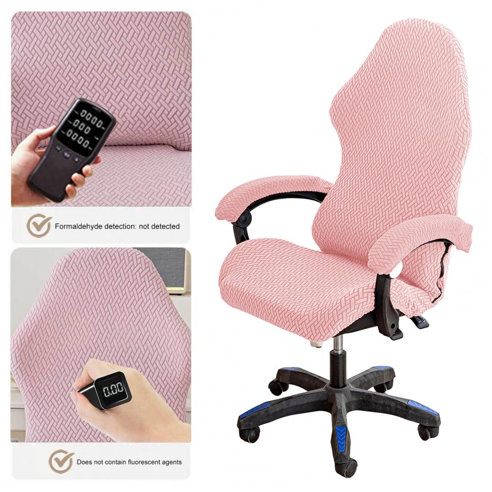 Zipper Chair Cover Durable Gaming Chair Cover Elastic Protection for Armchair Wear-resistant Slipcover with Zipper for Office