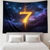 Football Number Seven Tapestry Hanging for Bedroom,Livingroom, Playroom,Decor Art Room Wall Tapestry Holiday and Birthday Gifts