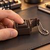 Student Fidget Toy 3D Printed Chocolate Clicker Toy, Decompression Button Keychain Pendant with Bag Charm Bead Chain, Stress Relief Clicky for