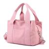 Женская сумка-тоут Ladfrol, Стильная, Большая вместимость, Холщовая сумка через плечо, Сумка для мамы, Мини-сумка для ланча, Сумка, Для поездок на работу (розовый) [Параллельный импорт]