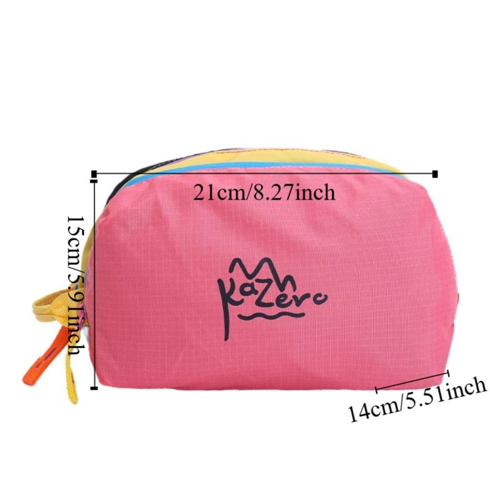 Zipper Cute Cosmetic Bag Coin Purse Carryall Lovely Nylon Toiletry Bag Women