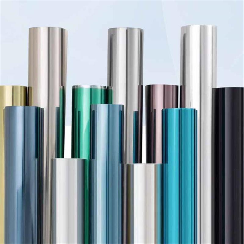 Теплоизоляционная пленка для окон, антибликовая односторонняя зеркальная пленка, солнцезащитная пленка для окон магазинов, блокирующая ультрафиолетовое излучение