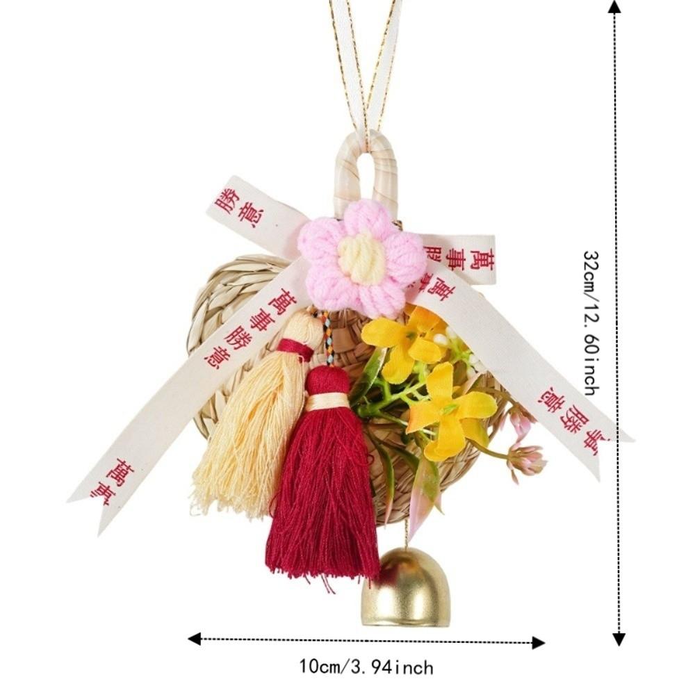 Material Kit Flower Tassel Hanging Handmade Moon Festival Pendants  Holiday Gift