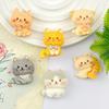 Мультяшные Кошки Смола DIY Аксессуары: Зажим для волос, Брелок, Чехол для телефона, Магнит, Пряжка для обуви, Украшение