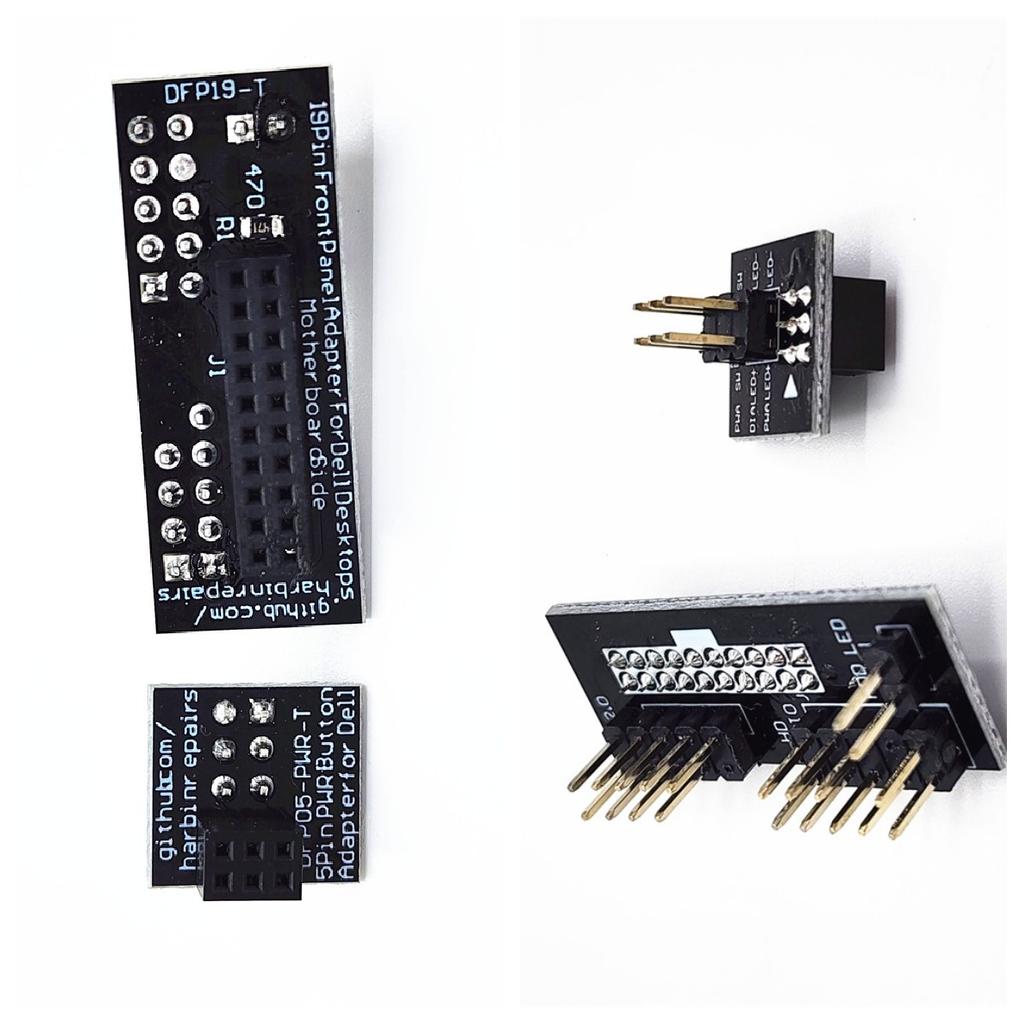 2X Front Panel Adapter Kit For Dell Optiplex 7010 9010 7020 9020&Precision T1700