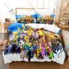 Digimon Anime 3D Print Bedding Set Duvet Cover + 2 Pillowcases Soft Polyester Bed Linen Bedroom Decor For Anime Fans