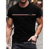 Men's 100 Cotton Short Sleeve T-shirt Top Loose Tshirt Streetwear High Street Unisex Style Casual Loose