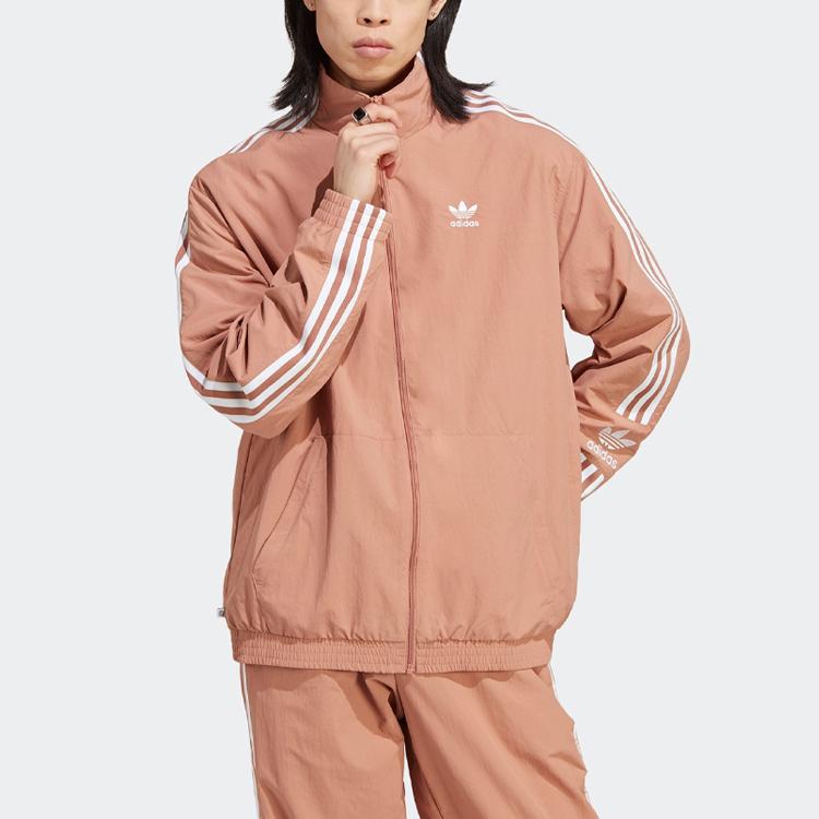 Adidas Originals Adicolor Classics Спортивная куртка с воротником-стойкой и молнией Мужские куртки песочно-коричневого цвета IA6358