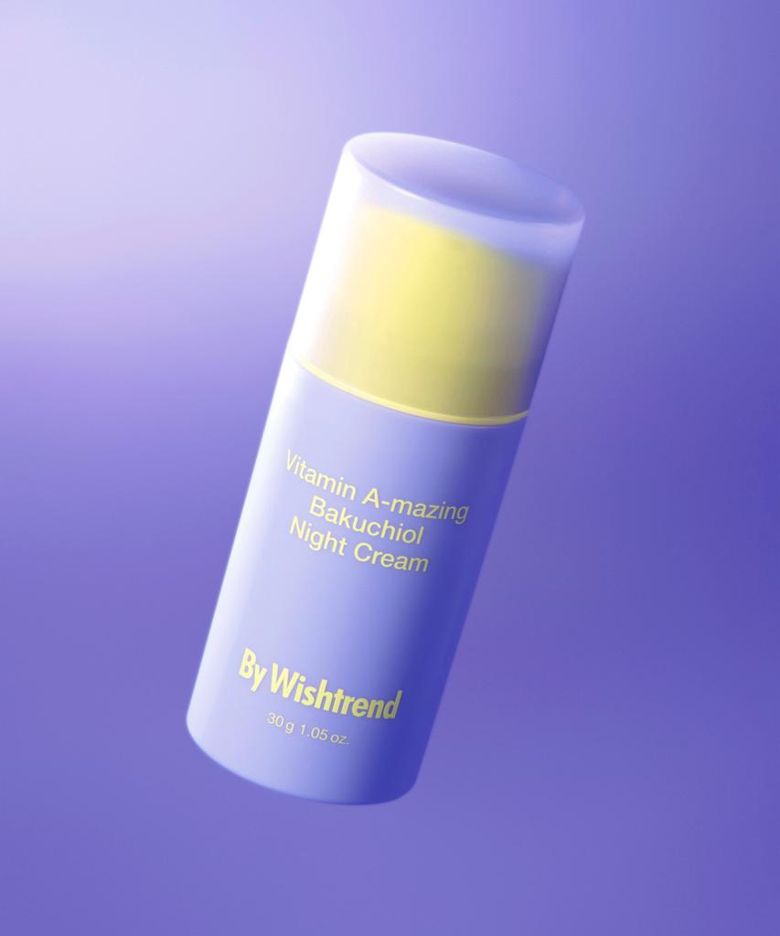 By Wishtrend Pore Smoothing Bakuchiol Serum / Vitamin A-mazing Bakuchiol Night Cream / set