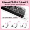 ABONNIE 5D Multi Layer Lashes Camellia Lash Extensions LJ/LB/LC Curl Wild Fluffy Double-Layer Individual Eyelash Extension