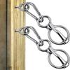 Stainless Steel Horse Trailer Ties Quick Snap Horse Rigging Equipment Tie Horse Buckle Tack Needs