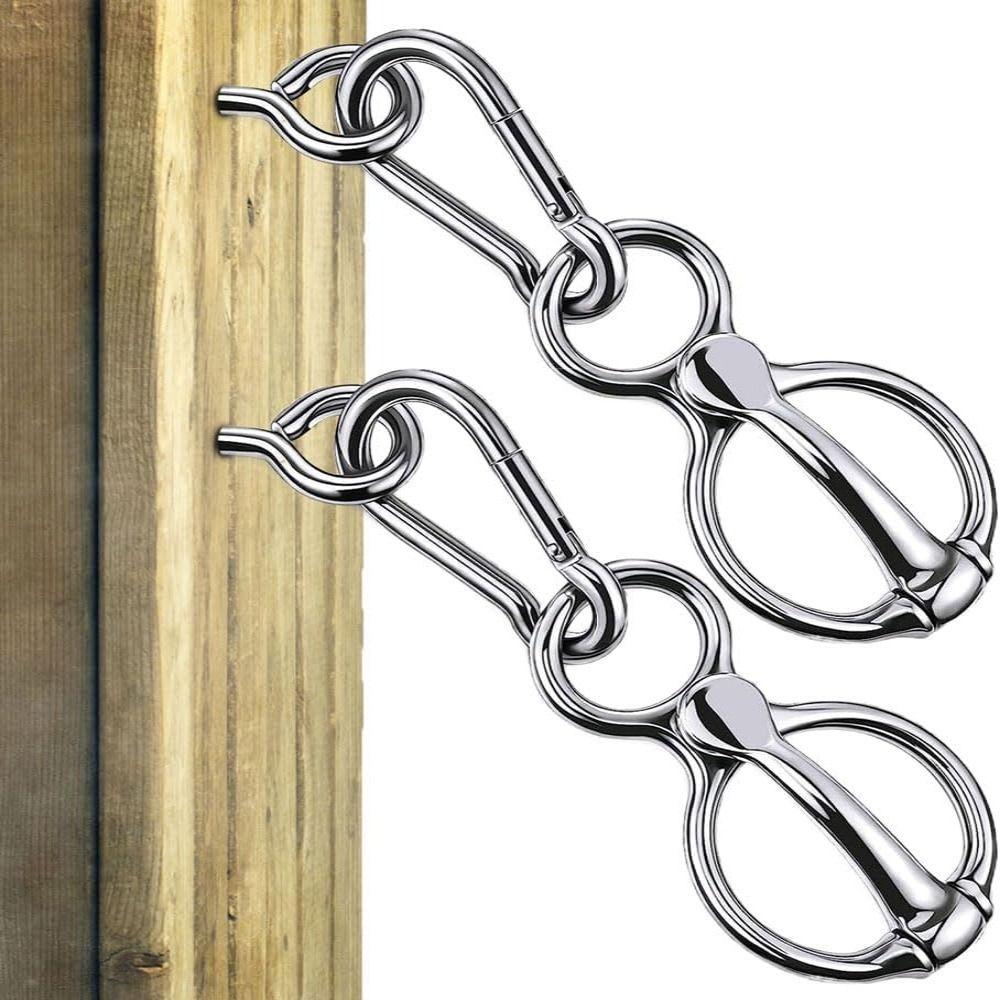 Stainless Steel Horse Trailer Ties Quick Snap Horse Rigging Equipment Tie Horse Buckle Tack Needs