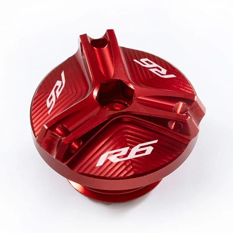 Front and Rear Brake Fuel Tank Cap and Filler Cap Protection Accessories For Yamaha R6 YZF R6 Yzfr6 YZF-R6 2010- 2022