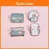 Trendy Alloy Brooch Featuring Adorable Cartoon Figures For Decorative And Functional Use
