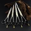 Professional Steel 5.5 6 6.5 7 '' Matte Scissor Cut Hair Scissors Haircut Barber Cutting Shears Hairdressing Scissors